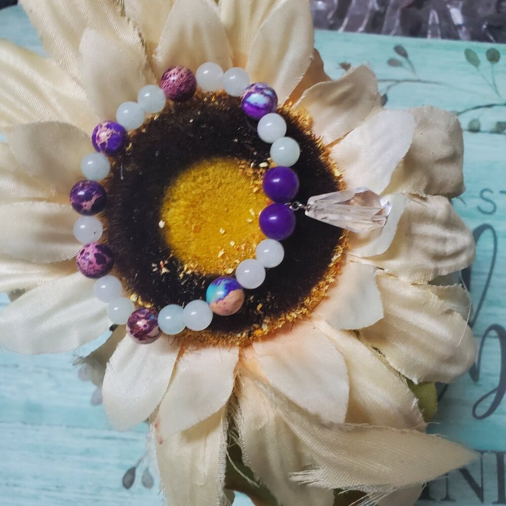 Precious stone bracelet